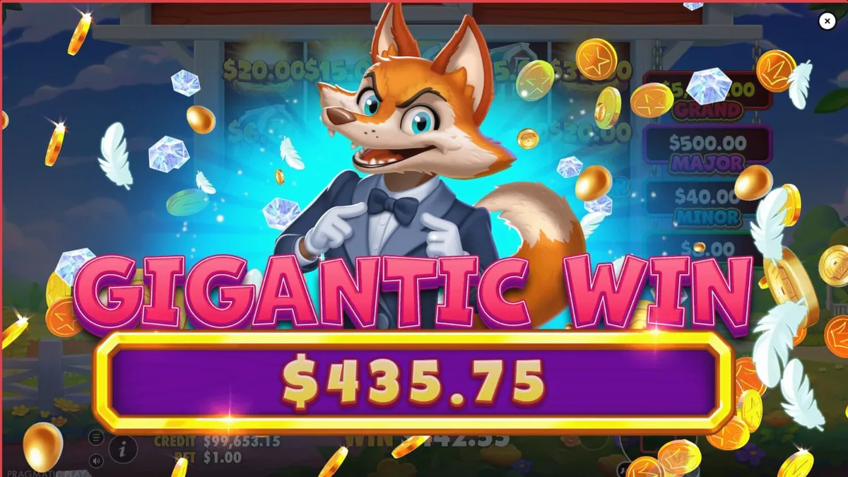 Tampilan visual slot Better Barn House Bonanza dengan tema peternakan kartun yang ceria.