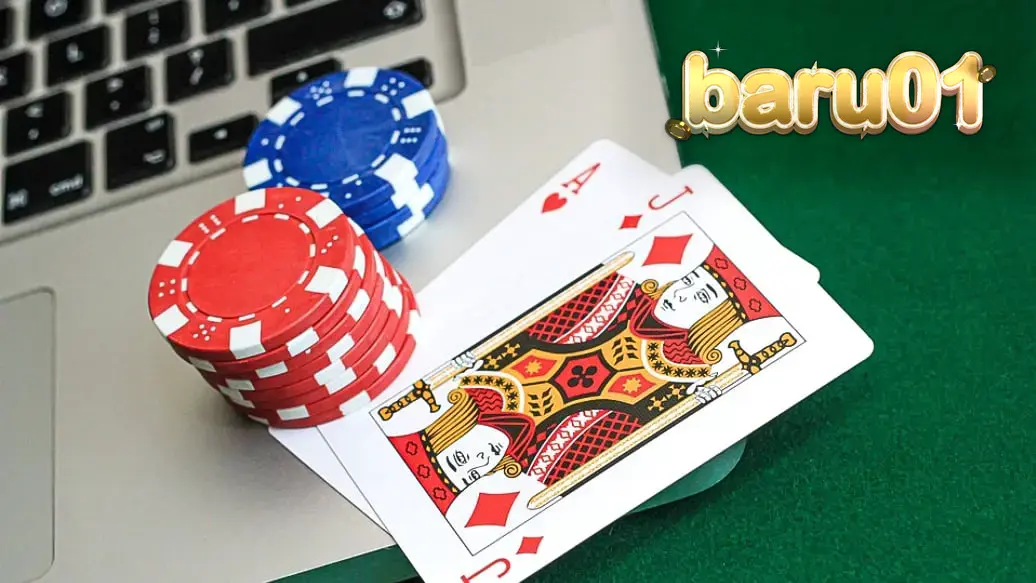 Ilustrasi konsep permainan slot daring dan regulasi digital
